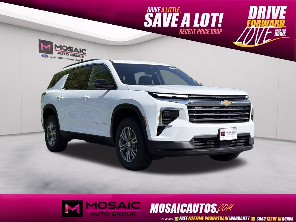 2026 Summit White Chevrolet Traverse LT AWD SUV