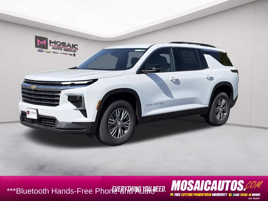 2026 Summit White Chevrolet Traverse LT AWD SUV
