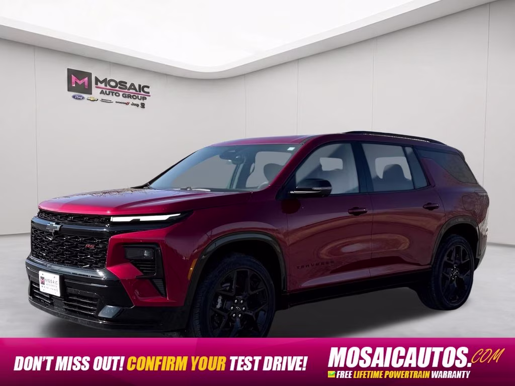 2025 Red Chevrolet Traverse RS AWD SUV