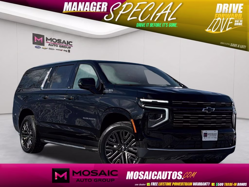 2026 Black Chevrolet Suburban High Country 4X4 SUV