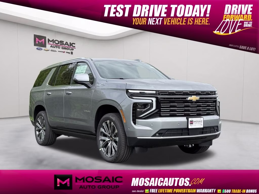 2026 Sterling Gray Metallic Chevrolet Tahoe High Country 4X4 SUV