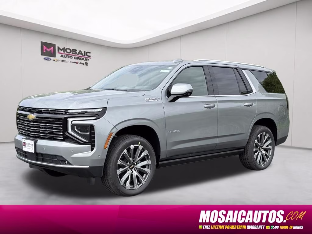 2026 Sterling Gray Metallic Chevrolet Tahoe High Country 4X4 SUV