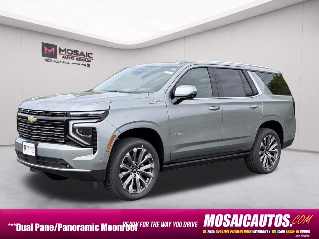 2026 Sterling Gray Metallic Chevrolet Tahoe High Country 4X4 SUV