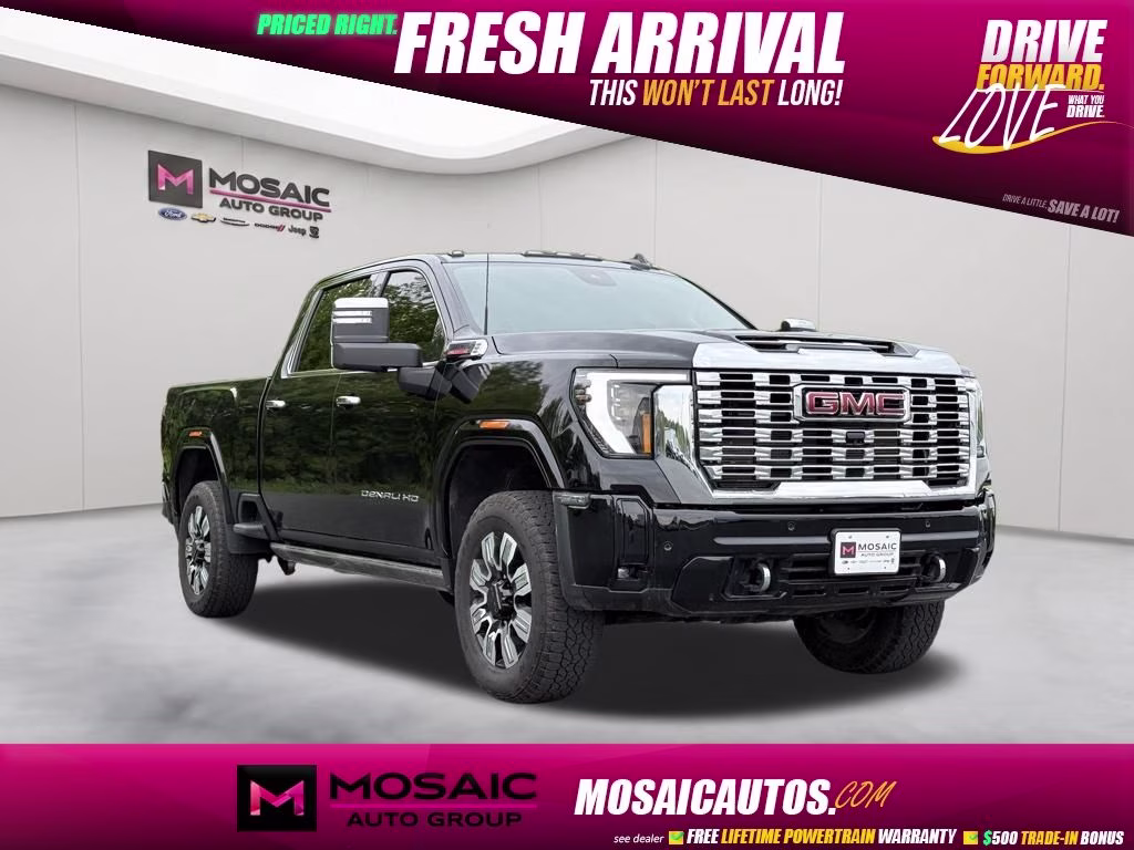 2025 Black GMC Sierra 2500HD Denali 4X4 Truck