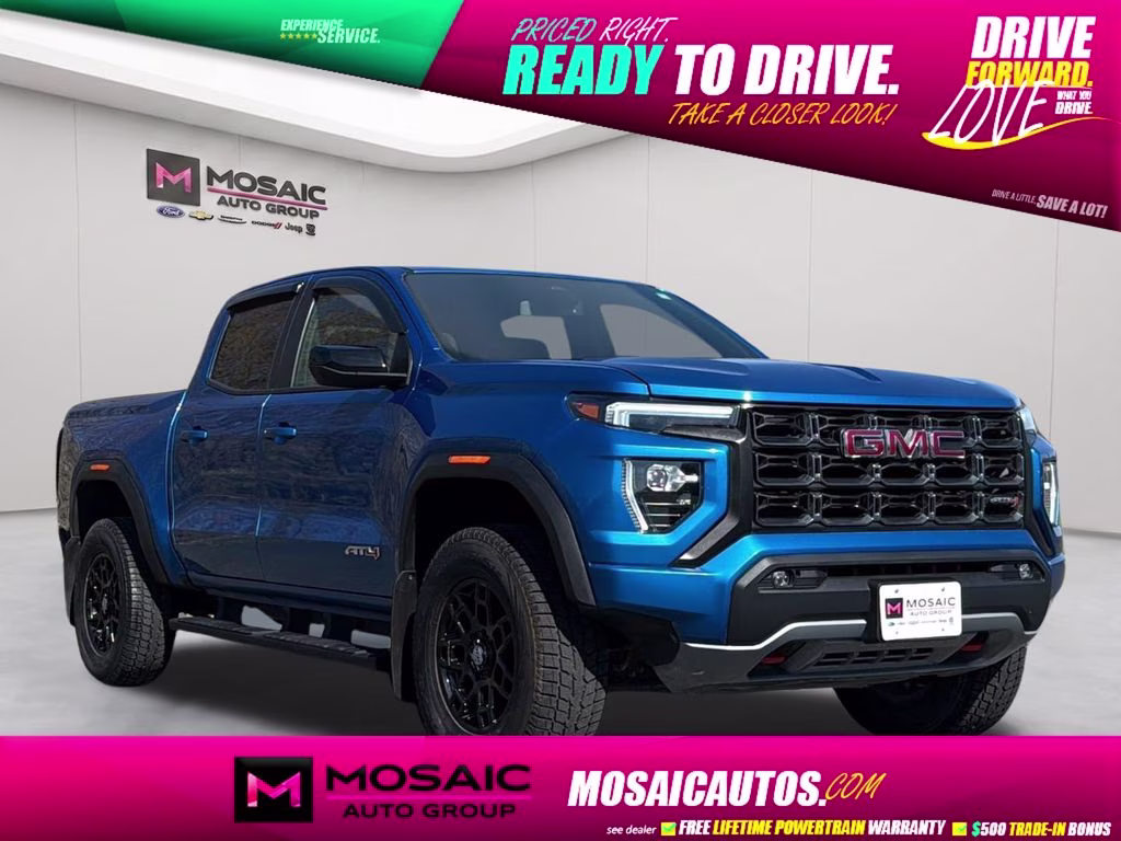 2023 Blue GMC Canyon AT4 4X4 Truck