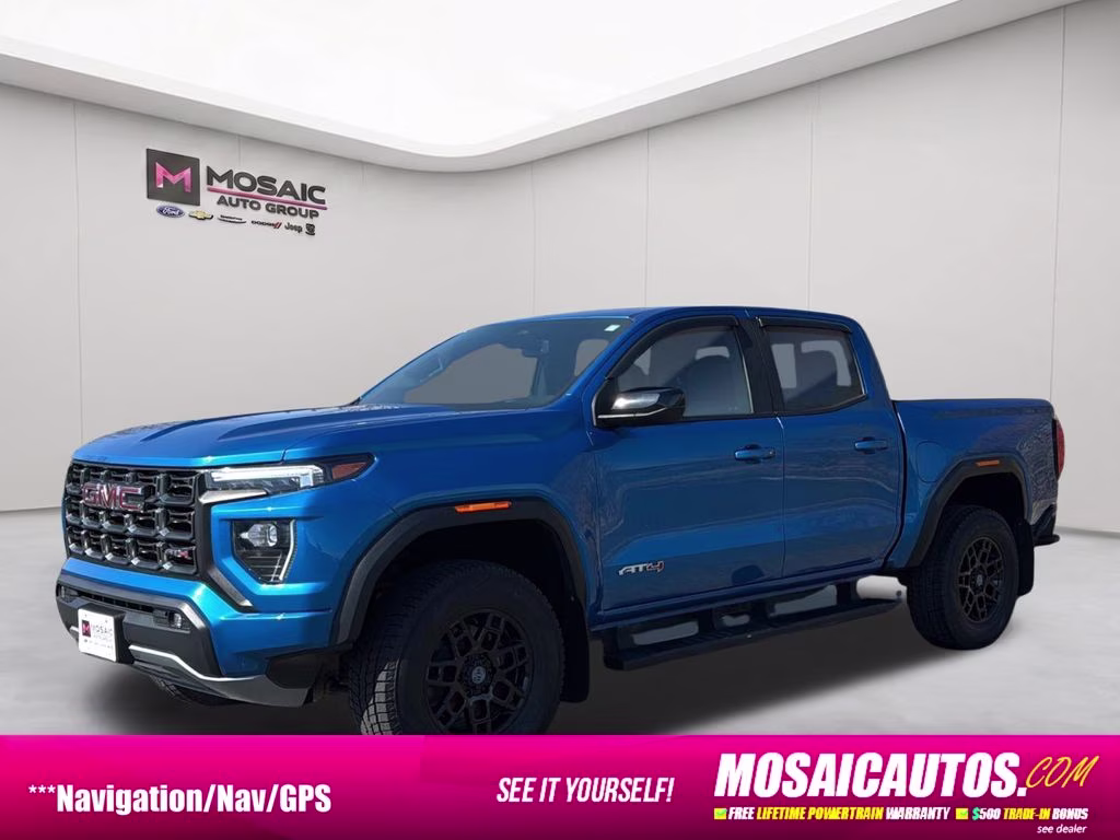 2023 Blue GMC Canyon AT4 4X4 Truck