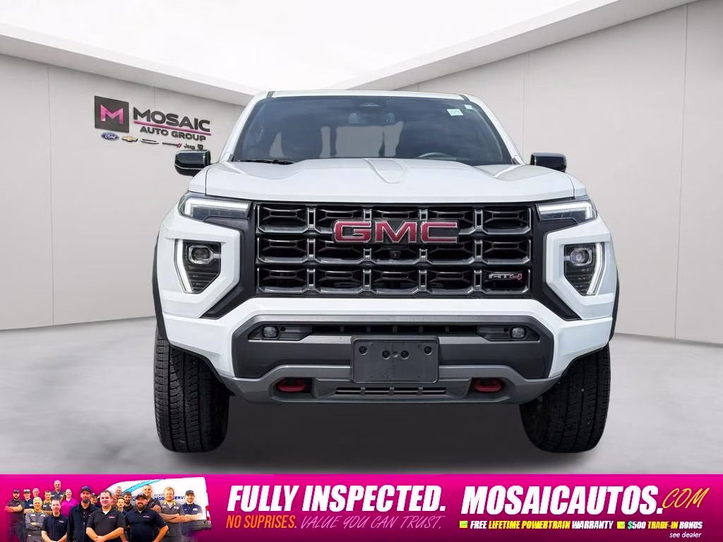 2024 White GMC Canyon AT4 4X4 Truck