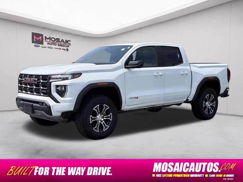 2024 White GMC Canyon AT4 4X4 Truck