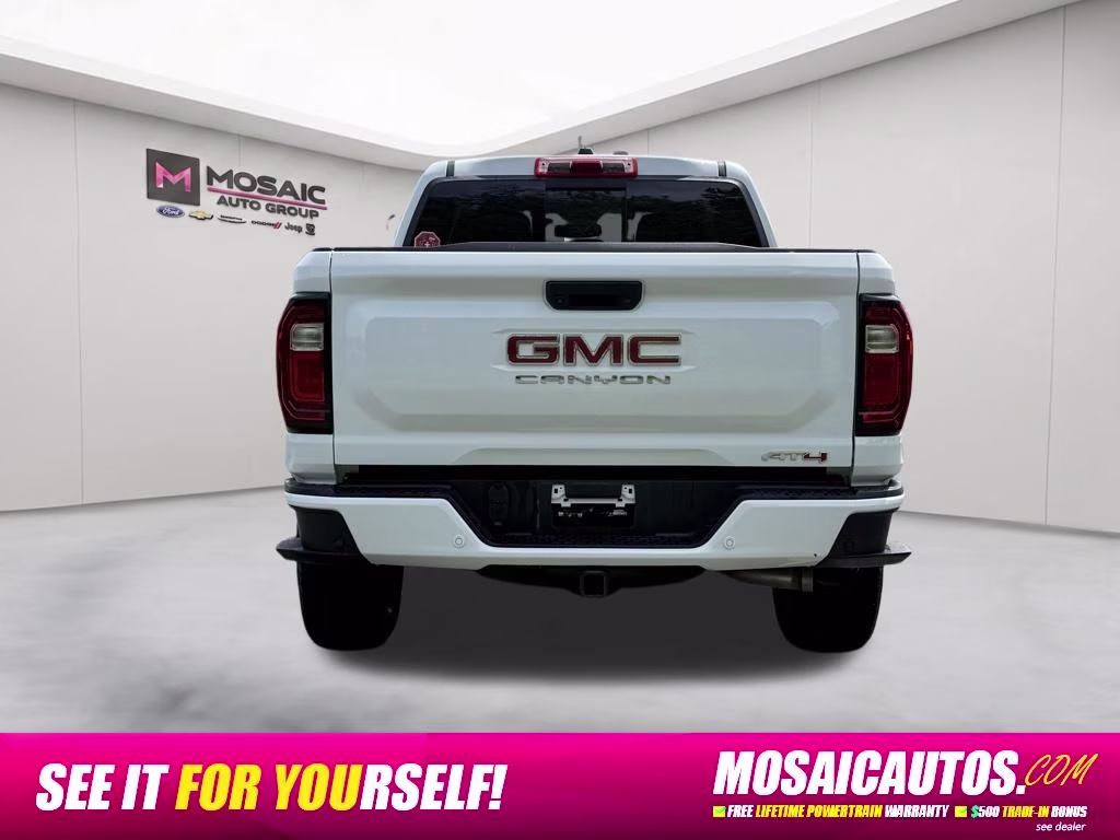 2024 White GMC Canyon AT4 4X4 Truck