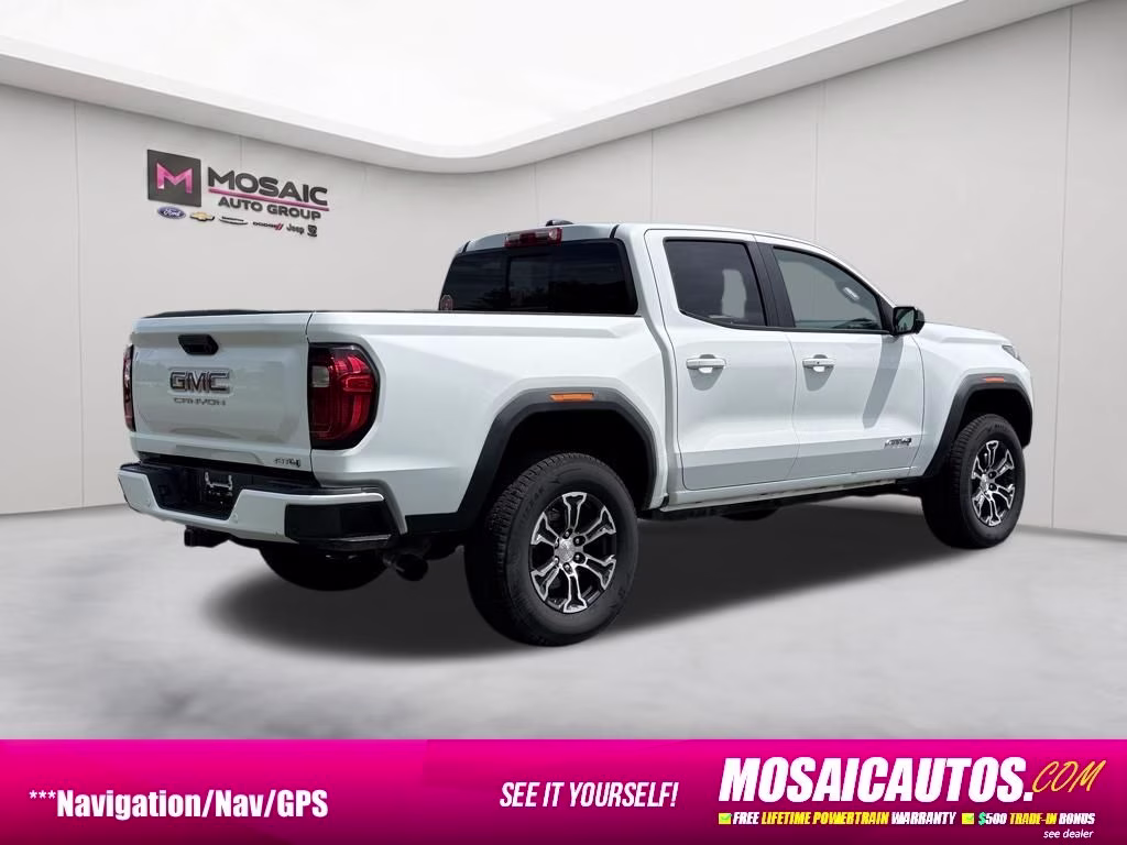2024 White GMC Canyon AT4 4X4 Truck