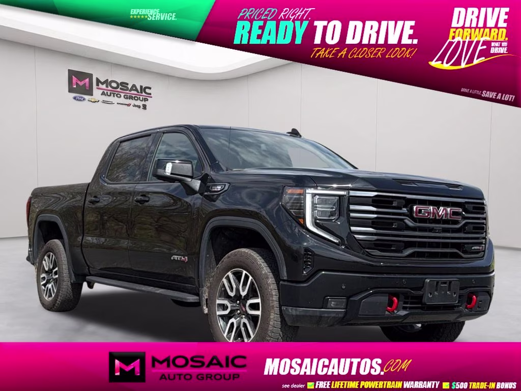 2025 Black GMC Sierra 1500 AT4 4X4 Truck