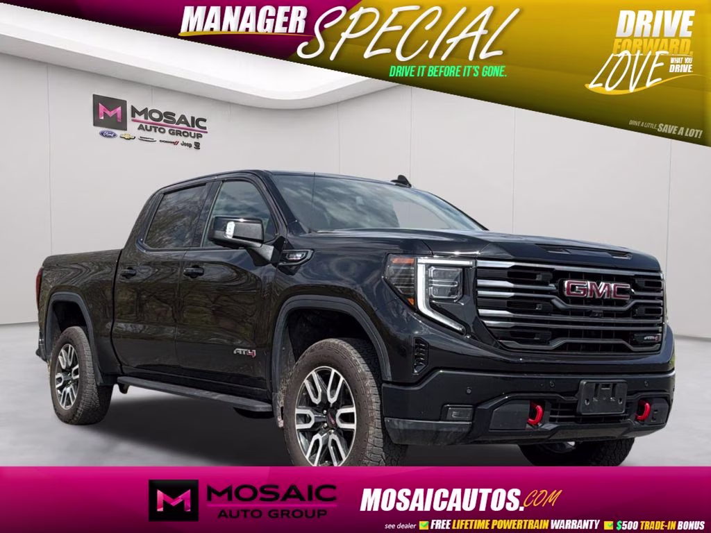 2025 Black GMC Sierra 1500 AT4 4X4 Truck