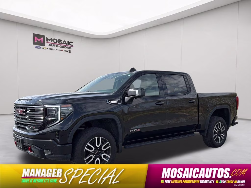 2025 Black GMC Sierra 1500 AT4 4X4 Truck