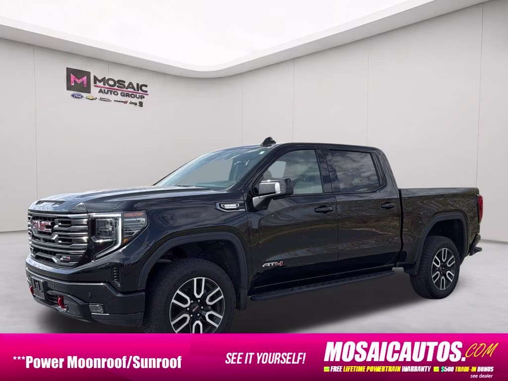 2025 Black GMC Sierra 1500 AT4 4X4 Truck