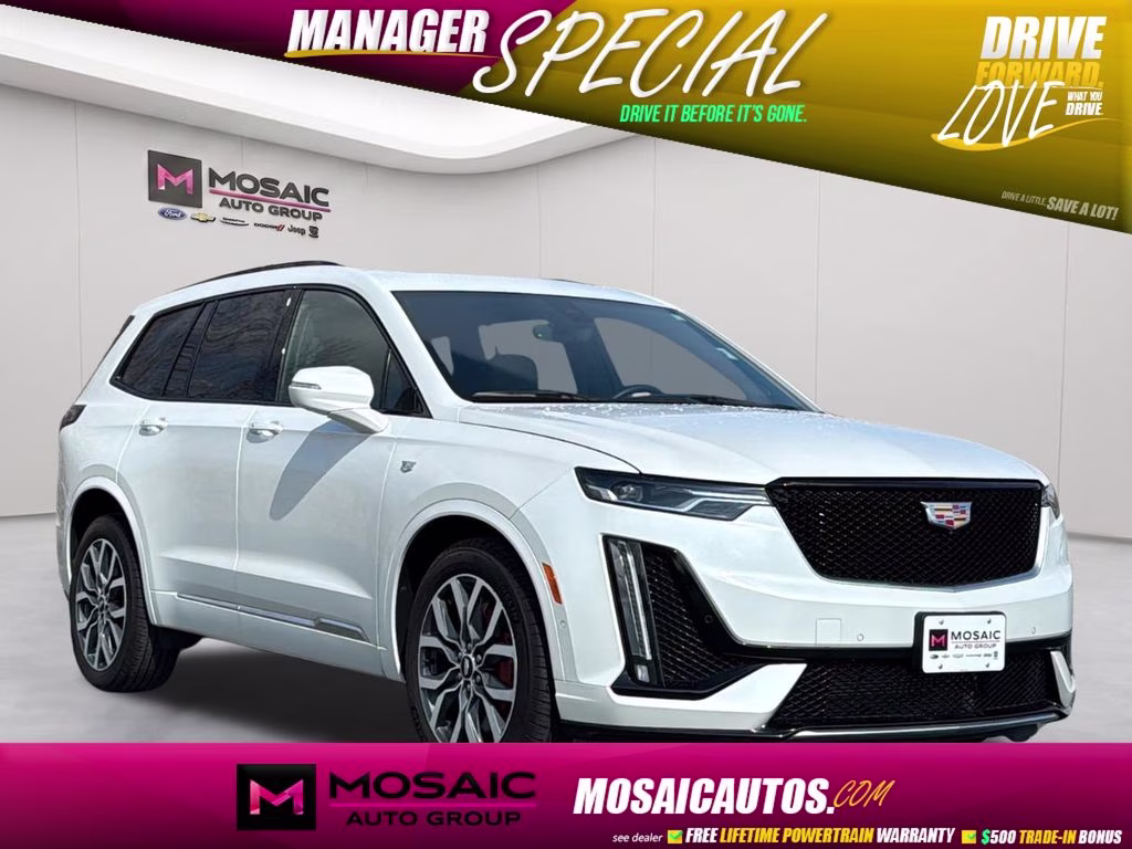 2024 White Cadillac XT6 Sport AWD SUV