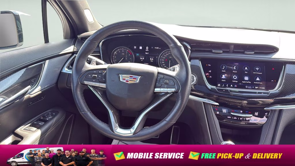 2024 White Cadillac XT6 Sport AWD SUV