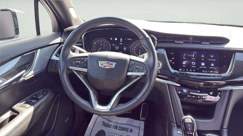 2024 White Cadillac XT6 Sport AWD SUV