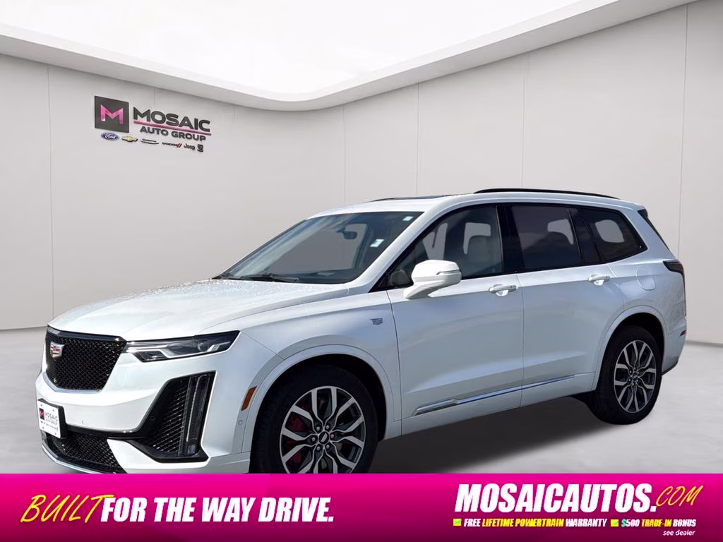 2024 White Cadillac XT6 Sport AWD SUV