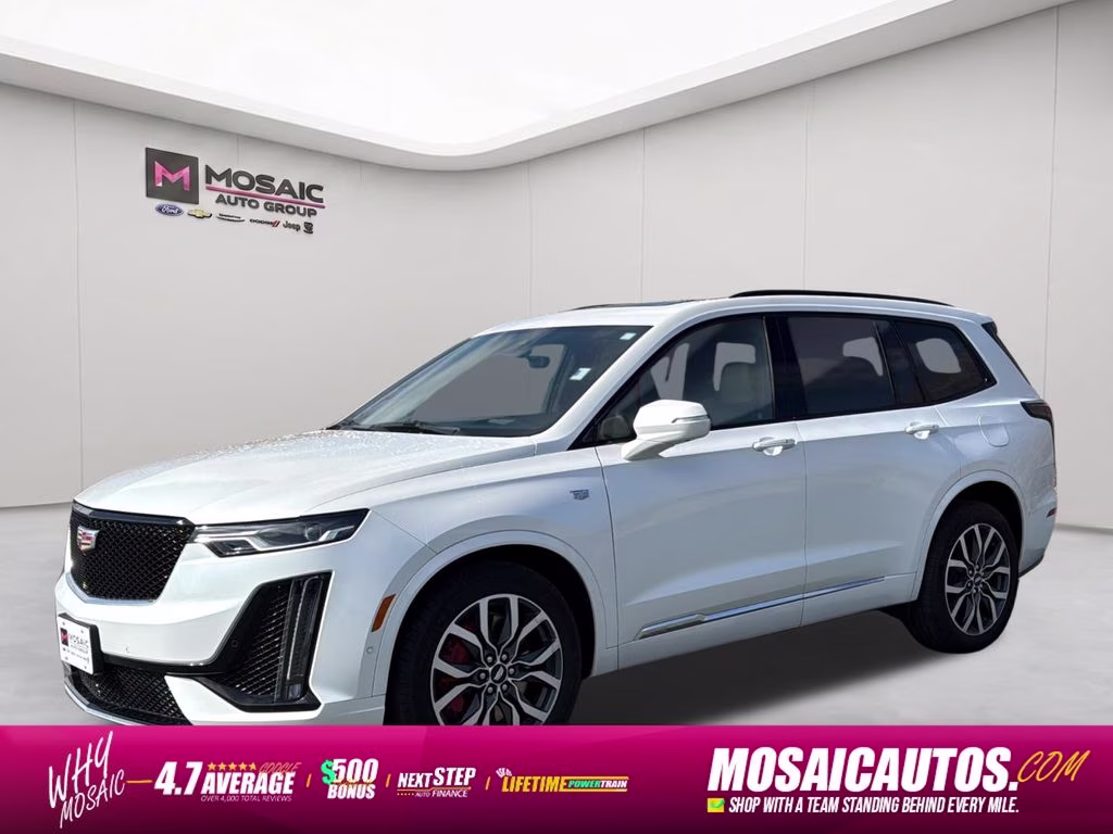 2024 White Cadillac XT6 Sport AWD SUV