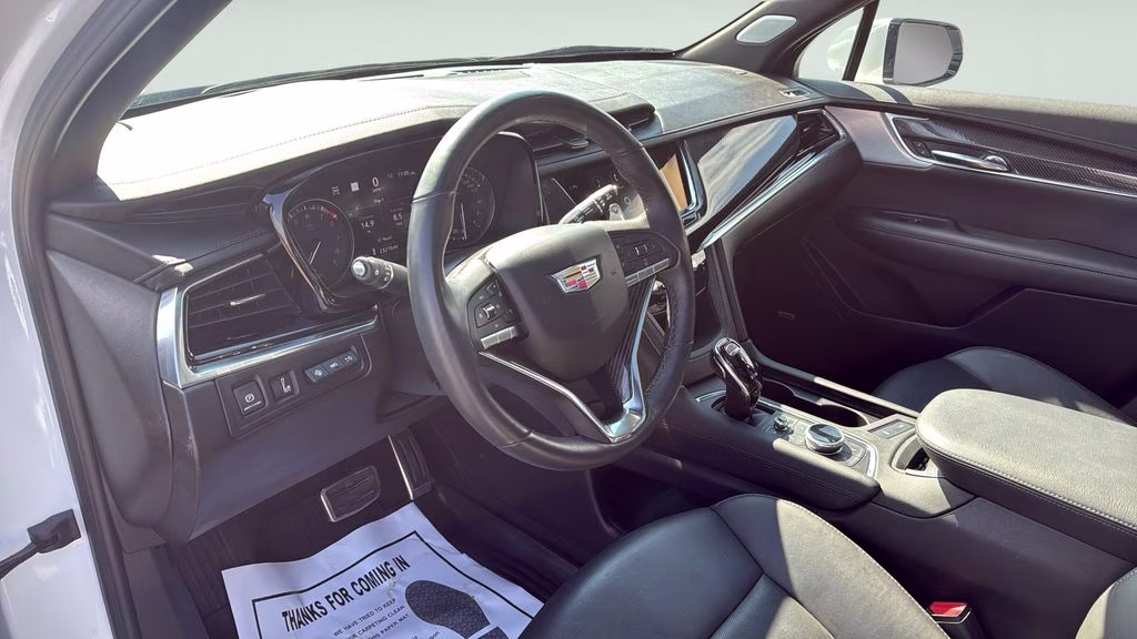 2024 White Cadillac XT6 Sport AWD SUV