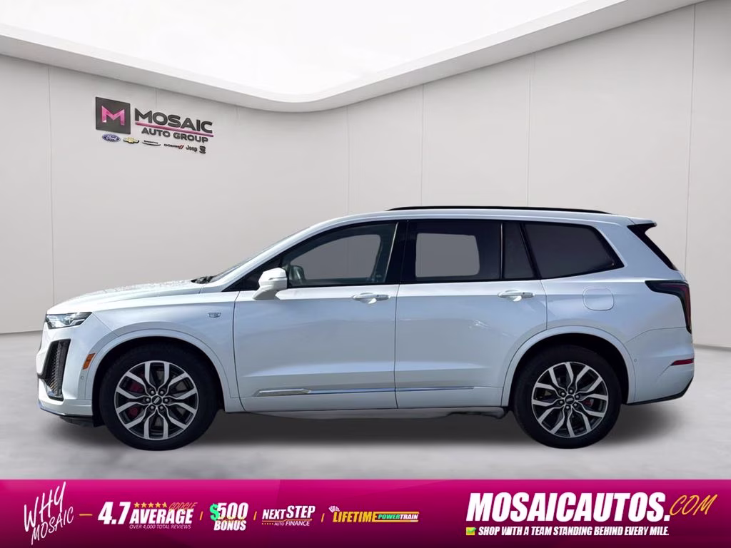 2024 White Cadillac XT6 Sport AWD SUV