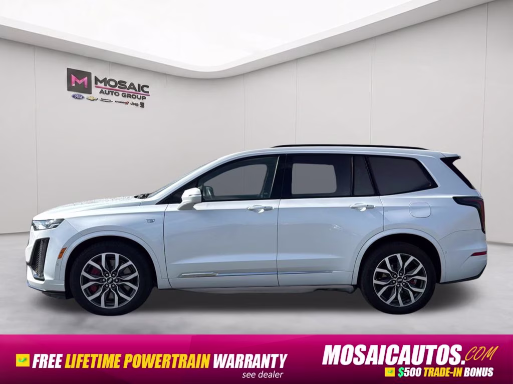 2024 White Cadillac XT6 Sport AWD SUV
