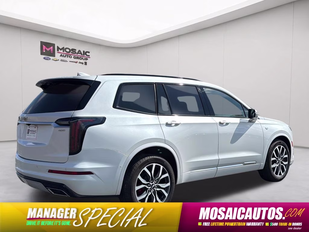 2024 White Cadillac XT6 Sport AWD SUV