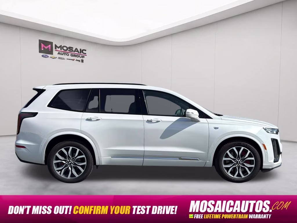 2024 White Cadillac XT6 Sport AWD SUV