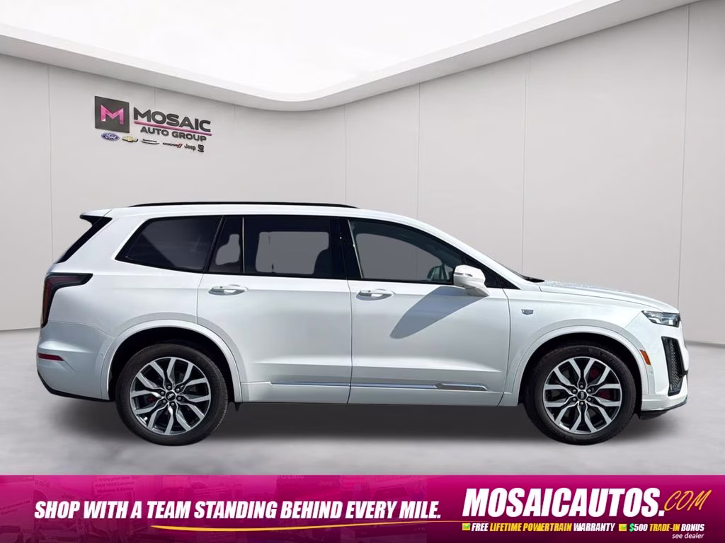 2024 White Cadillac XT6 Sport AWD SUV