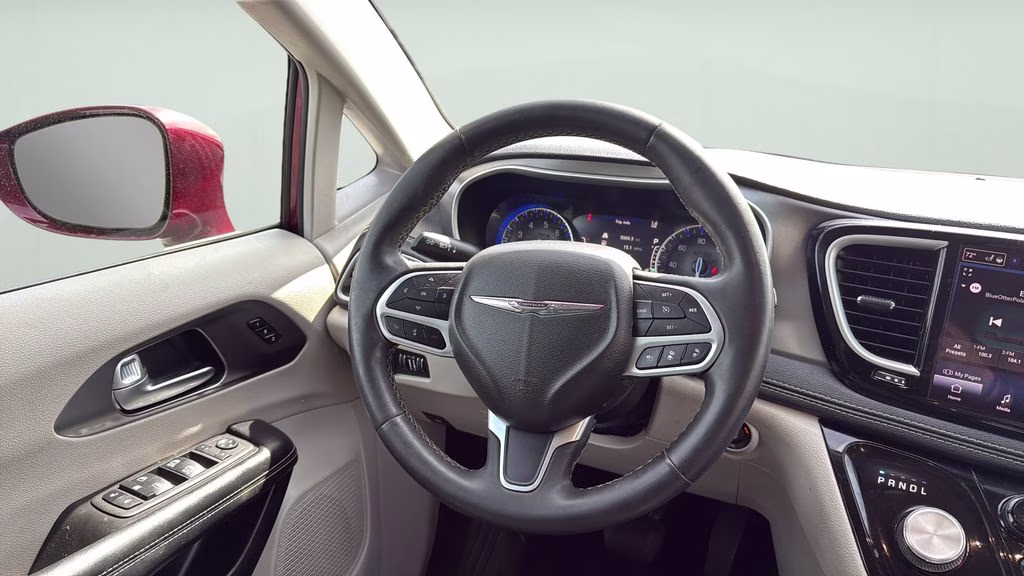 2022 Velvet Red Pearlcoat Chrysler Pacifica Touring L AWD Van