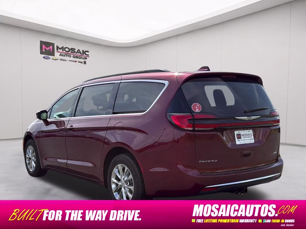 2022 Velvet Red Pearlcoat Chrysler Pacifica Touring L AWD Van