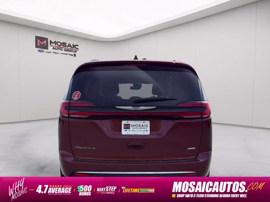 2022 Velvet Red Pearlcoat Chrysler Pacifica Touring L AWD Van