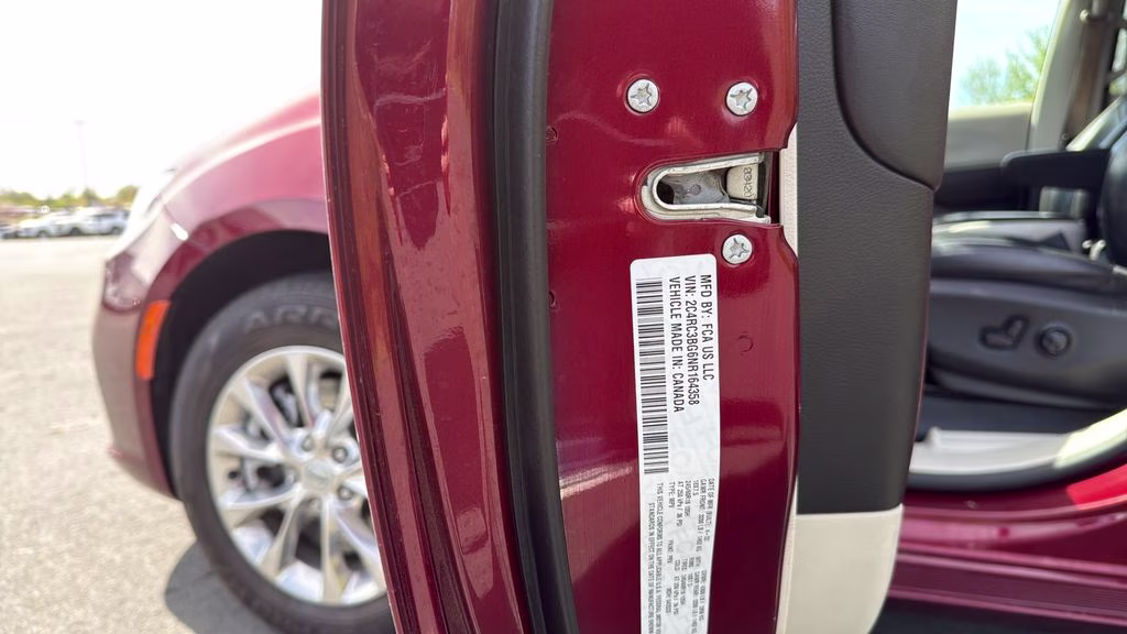 2022 Velvet Red Pearlcoat Chrysler Pacifica Touring L AWD Van