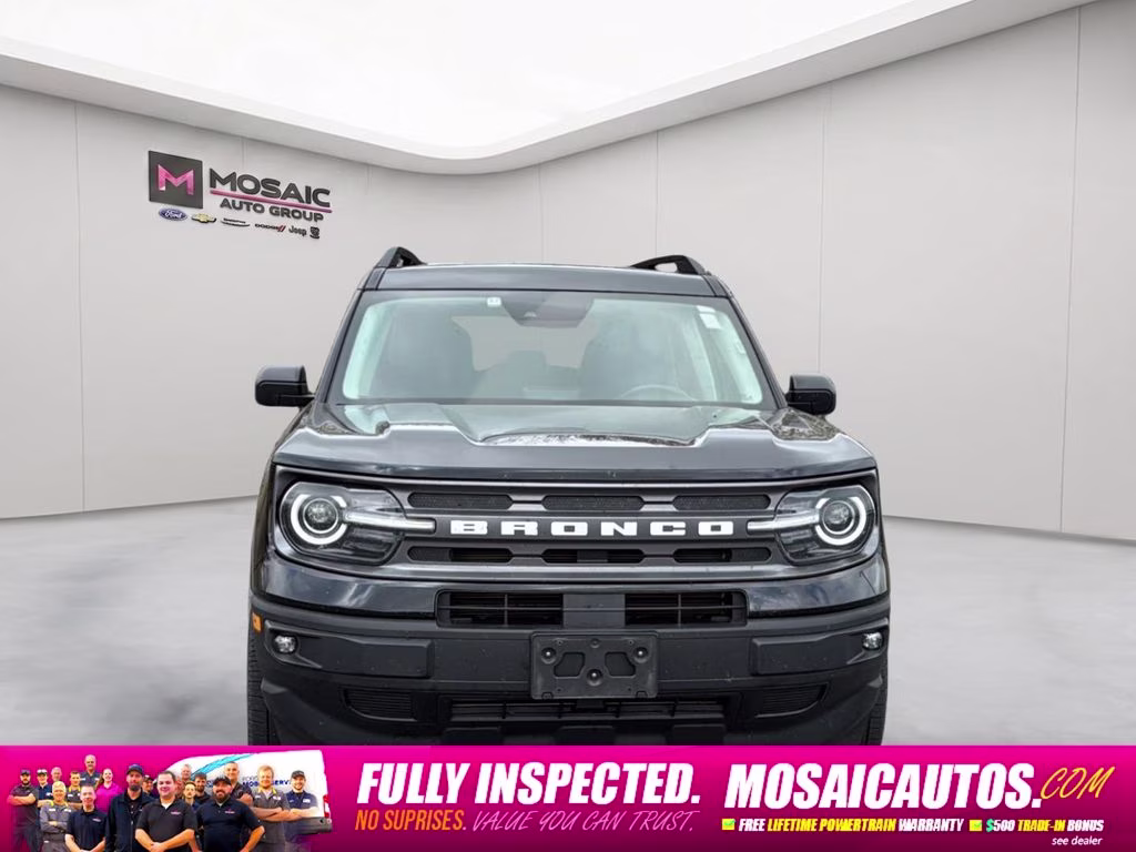 2022 Shadow Black Ford Bronco Sport Big Bend 4X4 SUV