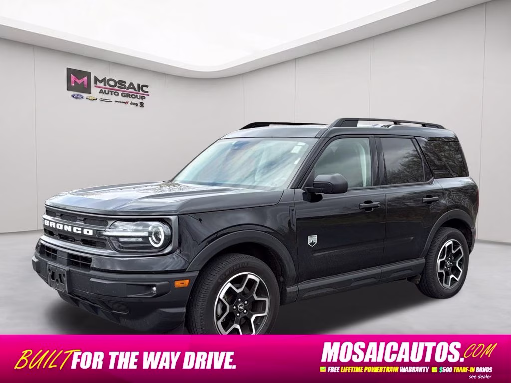 2022 Shadow Black Ford Bronco Sport Big Bend 4X4 SUV