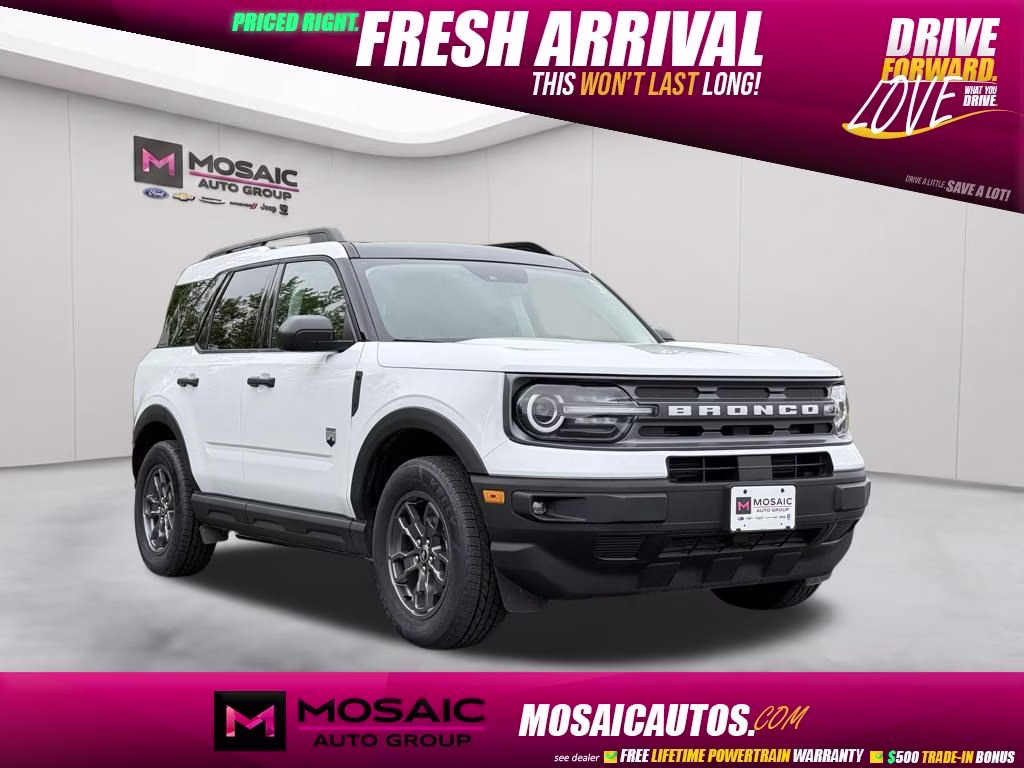 2023 Oxford White Ford Bronco Sport Big Bend 4X4 SUV