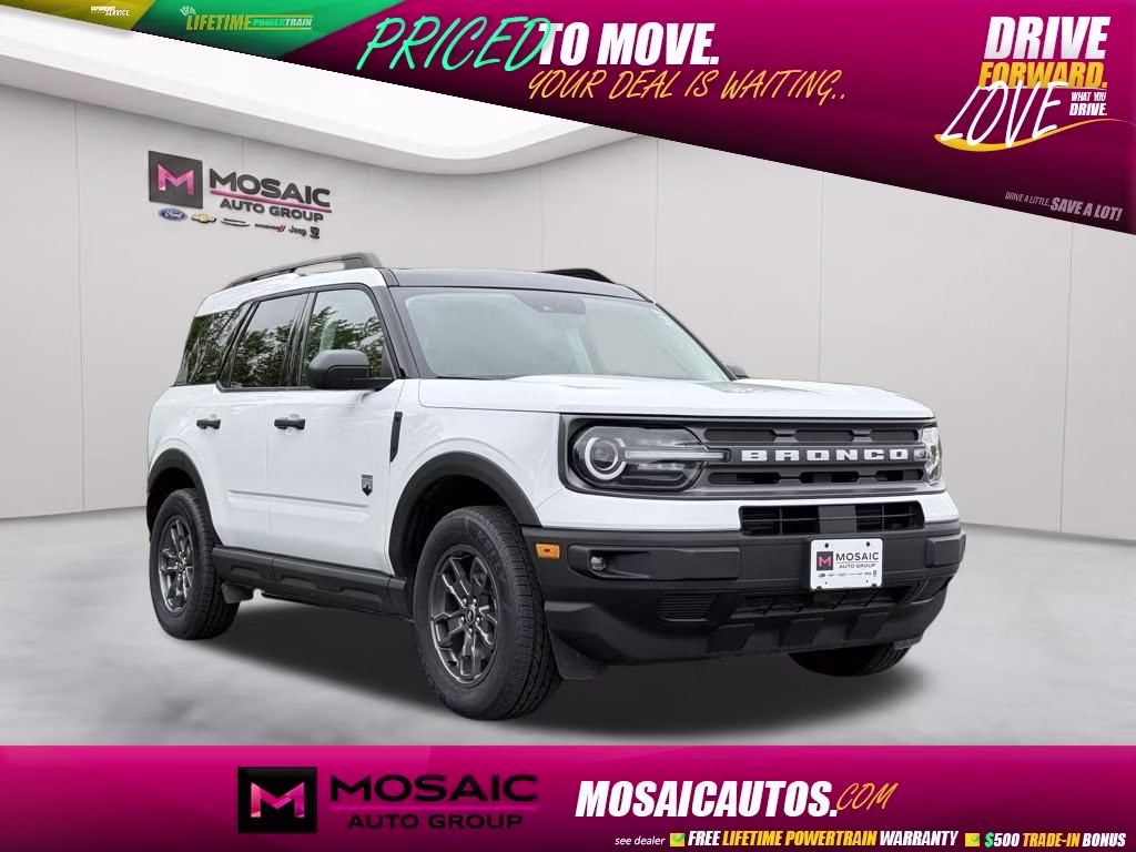 2023 Oxford White Ford Bronco Sport Big Bend 4X4 SUV