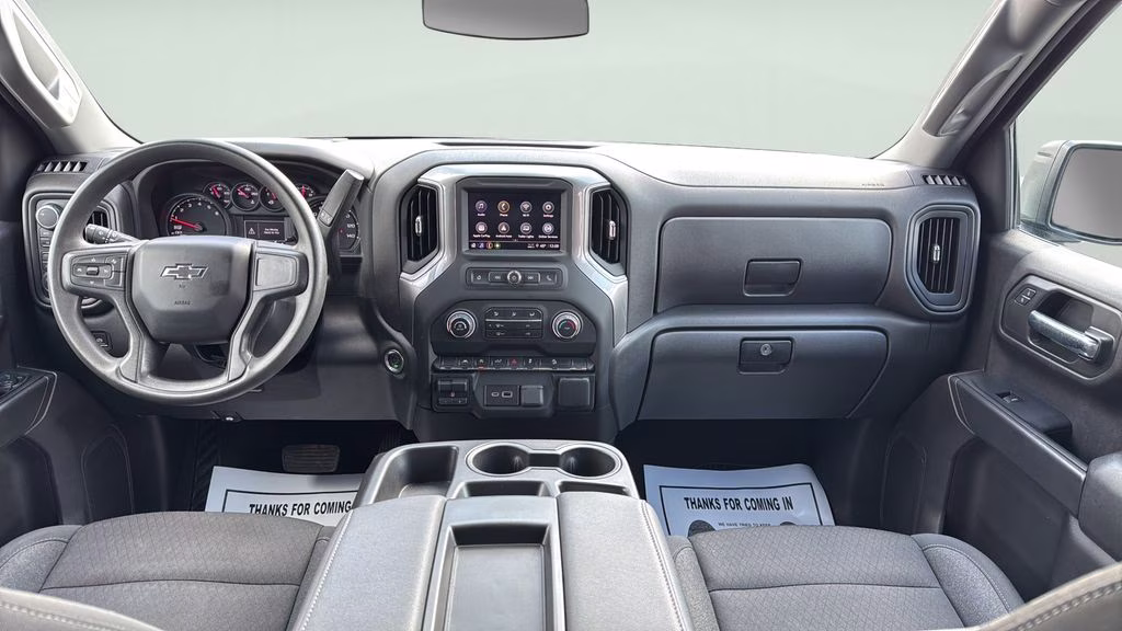 2024 Sterling Gray Metallic Chevrolet Silverado 1500 Custom Trail Boss 4X4 Truck