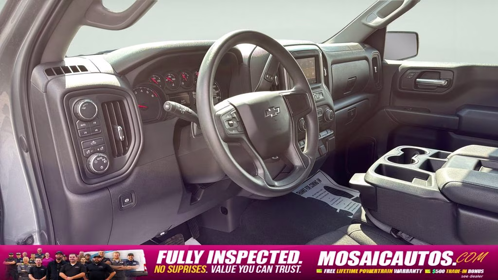 2024 Sterling Gray Metallic Chevrolet Silverado 1500 Custom Trail Boss 4X4 Truck