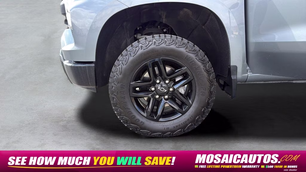 2024 Sterling Gray Metallic Chevrolet Silverado 1500 Custom Trail Boss 4X4 Truck