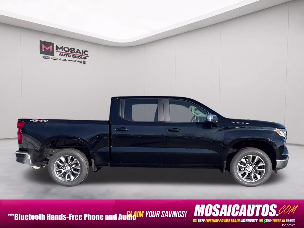 2026 Black Chevrolet Silverado 1500 LT 4X4 Truck