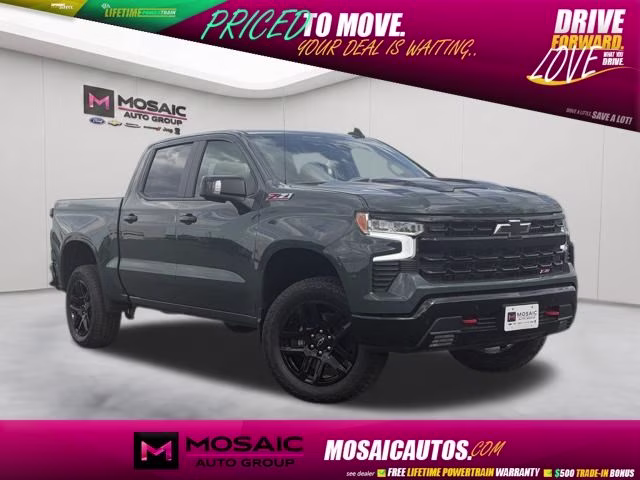 2026 Cypress Gray Chevrolet Silverado 1500 LT Trail Boss 4X4 Truck