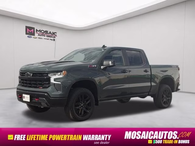 2026 Cypress Gray Chevrolet Silverado 1500 LT Trail Boss 4X4 Truck