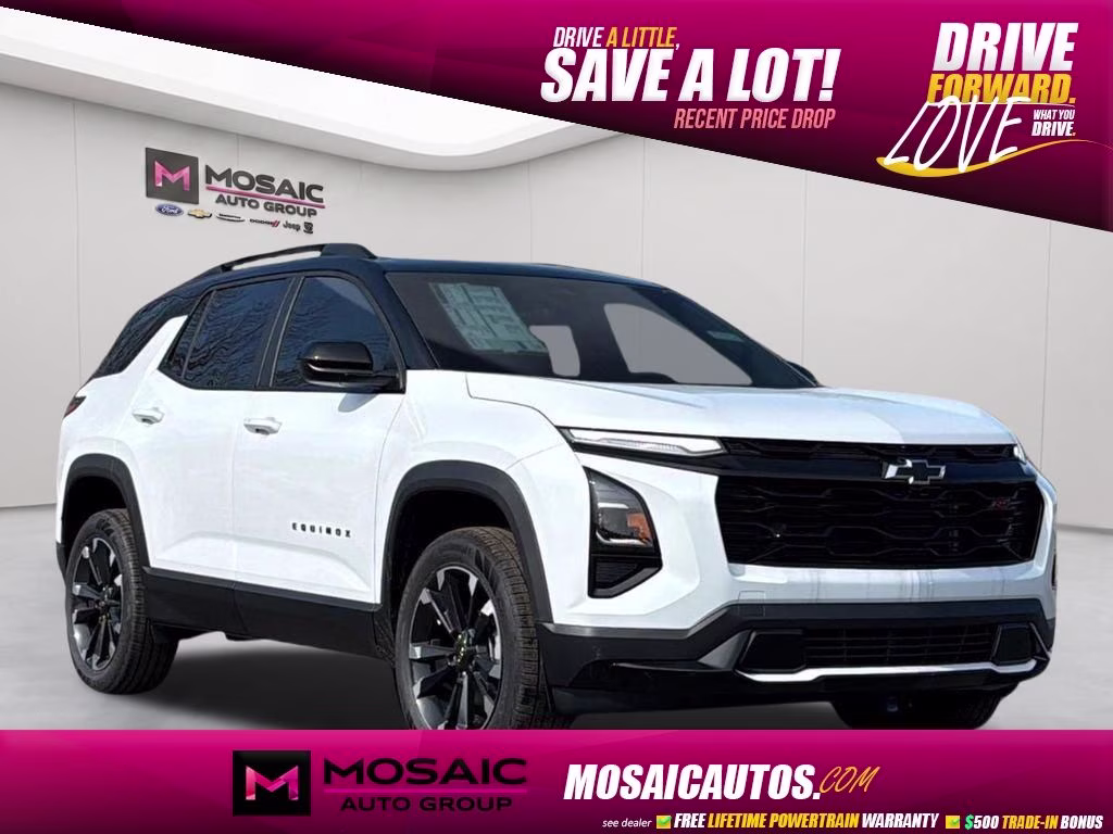 2026 Polar White Tricoat Chevrolet Equinox RS FWD SUV