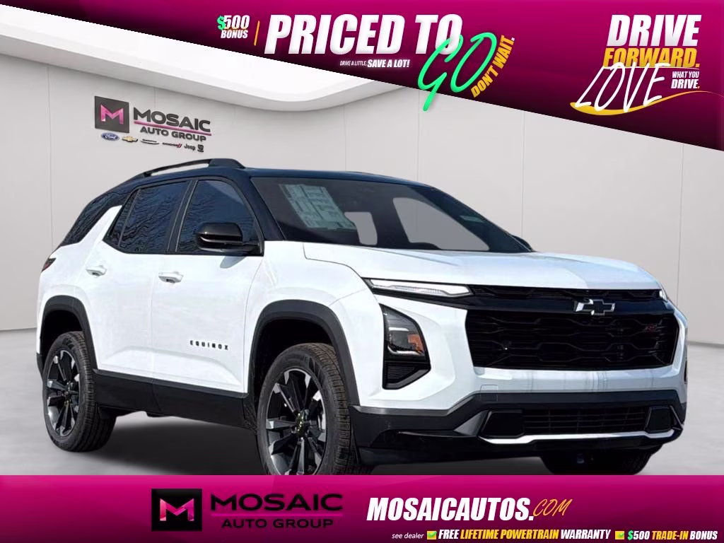 2026 Polar White Tricoat Chevrolet Equinox RS FWD SUV