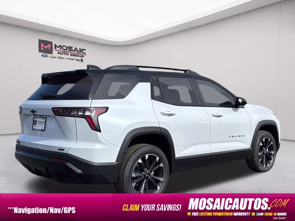 2026 Polar White Tricoat Chevrolet Equinox RS FWD SUV