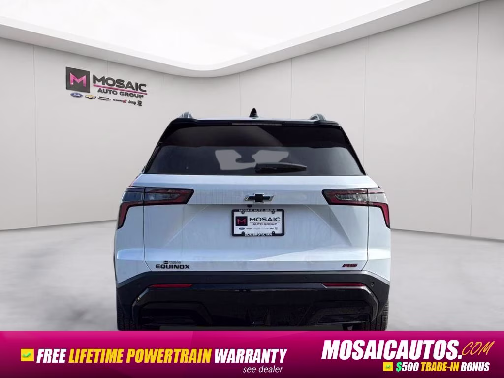 2026 Polar White Tricoat Chevrolet Equinox RS FWD SUV