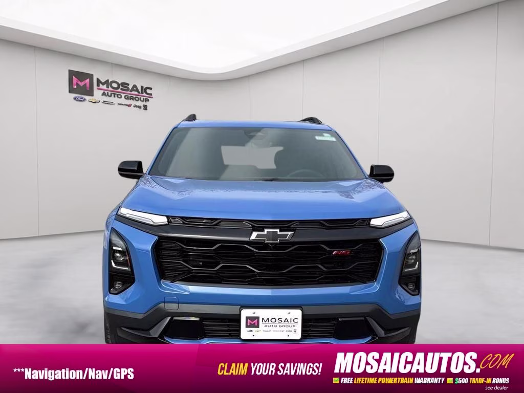 2026 Reef Blue Metallic Chevrolet Equinox RS AWD SUV