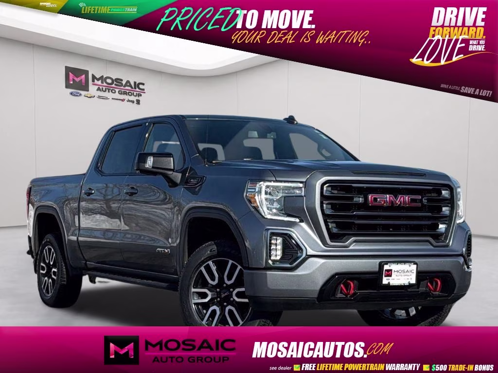 2021 Satin Steel Metallic GMC Sierra 1500 AT4 4X4 Truck