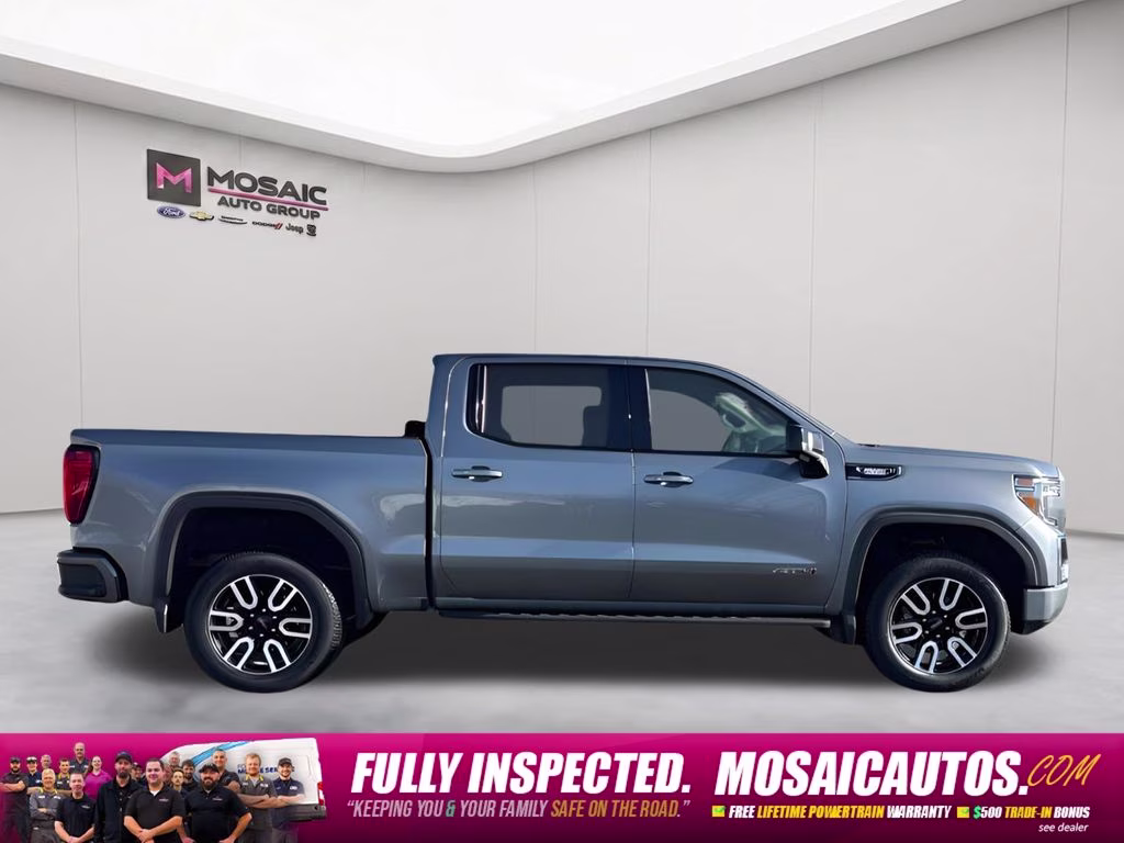 2021 Satin Steel Metallic GMC Sierra 1500 AT4 4X4 Truck